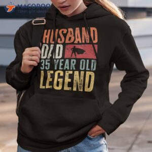 35th Birthday Dad Husband Legend Funny Vintage 35 Years Old Shirt