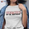 35th Birthday Guest Book Bday Celebrant List Guestbook Shirt