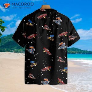 3d Dirt Track Racing Hawaiian Shirt