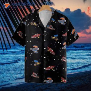 3d dirt track racing hawaiian shirt 2