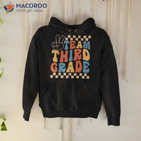 3rd Third Grade Team Funny Back To School Teacher Shirt