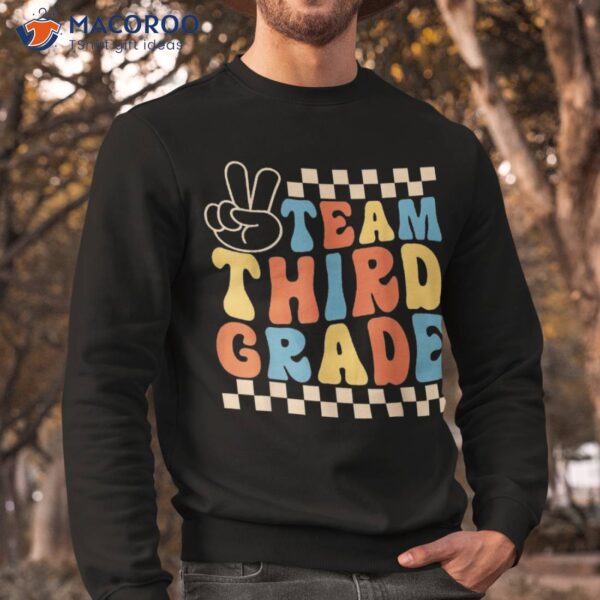 3rd Third Grade Team Funny Back To School Teacher Shirt