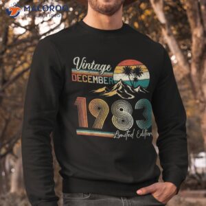 40 years old 40th birthday gifts awesome since december 1983 shirt sweatshirt