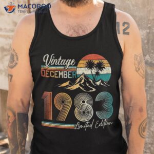 40 years old 40th birthday gifts awesome since december 1983 shirt tank top