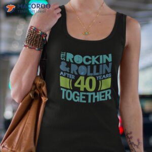 40th anniversary shirt 40 years together couples gift tank top 4