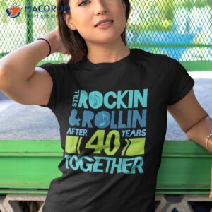40th anniversary shirt 40 years together couples gift tshirt 1