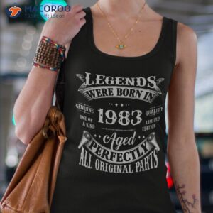 40th birthday tee vintage legends born in 1983 40 years old shirt tank top 4