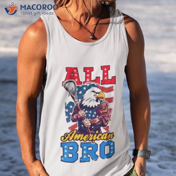 4th Of July All American Bro Eagle Softball 2023 Shirt