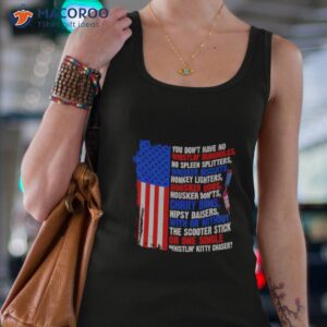 4th of july american flag funny quote shirt tank top 4