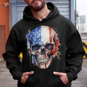 4th Of July American Flag Skull Father’s Day Shirt