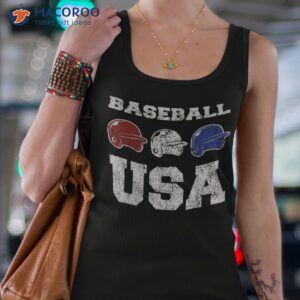 4th of july baseball flag usa us patriotic vintage american shirt tank top 4
