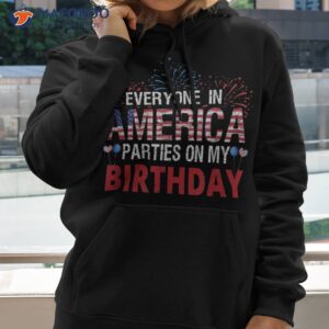 4th of july birthday gifts funny bday born on shirt hoodie 2