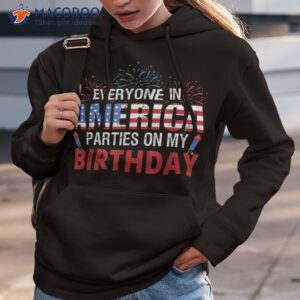 4th of july birthday gifts funny bday born on shirt hoodie 3