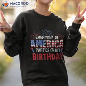 4th of july birthday gifts funny bday born on shirt sweatshirt 2