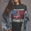 4th Of July Boys Kids All American Gamer Flag Merica Shirt