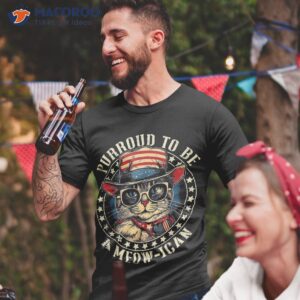 4th of july cat purroud to be a meowican patriotic shirt tshirt 2