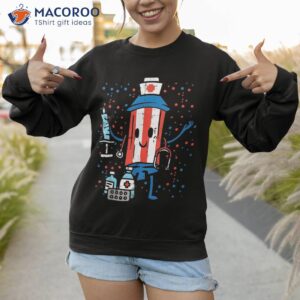 4th of july firecracker nurse funny america scrub top shirt sweatshirt