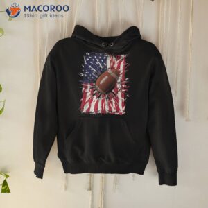 4th of july football usa american flag patriotic shirt hoodie