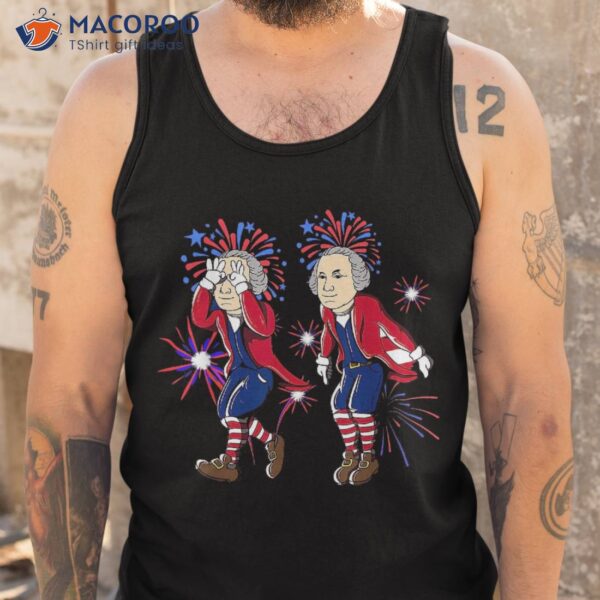 4th Of July George Washington Griddy Griddin Firework Shirt