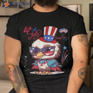 4th Of July, Independence Day, America, Eagle, Firework, Usa Shirt