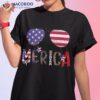 4th Of July Merica Sunglasses Shirt Us Flag Kids