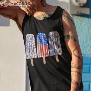 4th of july popsicle red white blue american flag patriotic shirt tank top 1
