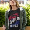 4th Of July Shirt Lincoln Merica Usa Flag Kids