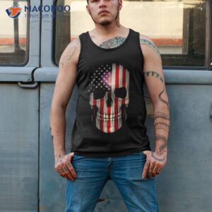 4th of july t shirt american flag skull father s day gift tank top 2