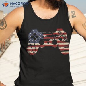 4th of july video game gamer kids boys usa shirt tank top 3