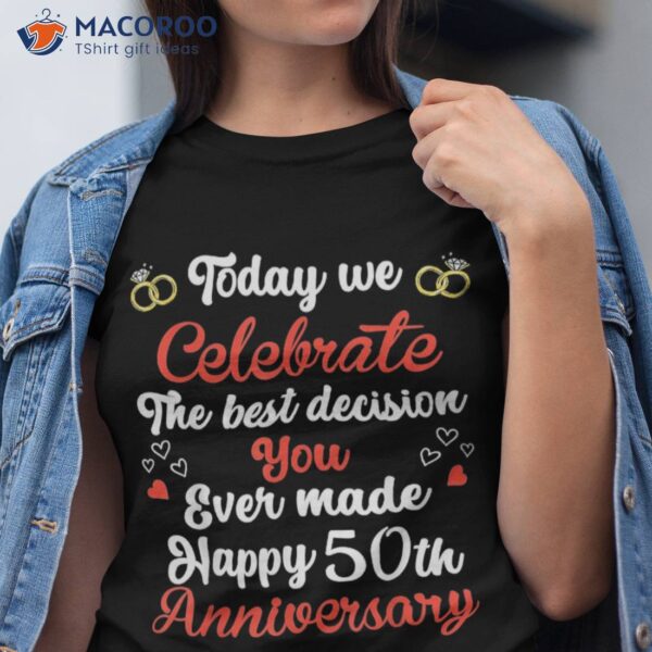 50 Years Anniversary Marriage Couples 50th Year Of Shirt