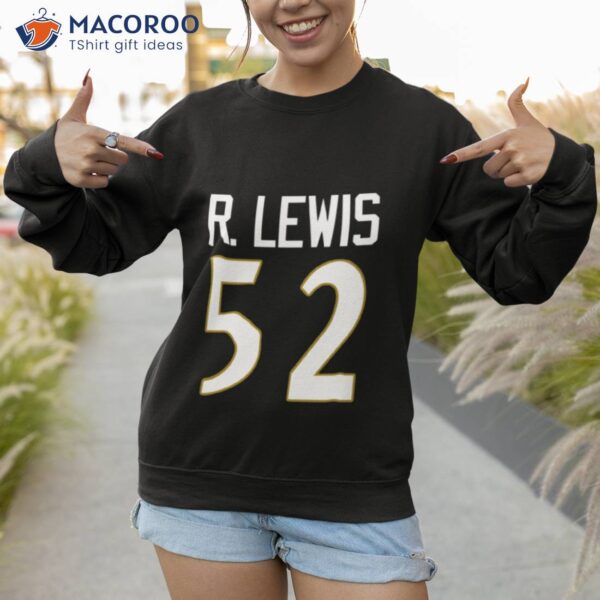 52 Goat Ray Lewis Ravens Shirt