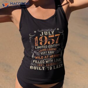 66th birthday july 1957 limited edition 66 years old shirt tank top 2