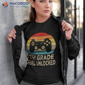 7th Grade Level Unlocked Video Gamer Back To School Vintage Shirt