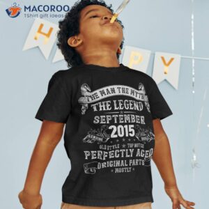 8th birthday man in mythology legend of september 2015 shirt tshirt