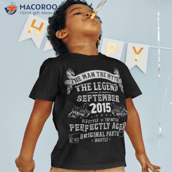 8th Birthday Man In Mythology Legend Of September 2015 Shirt