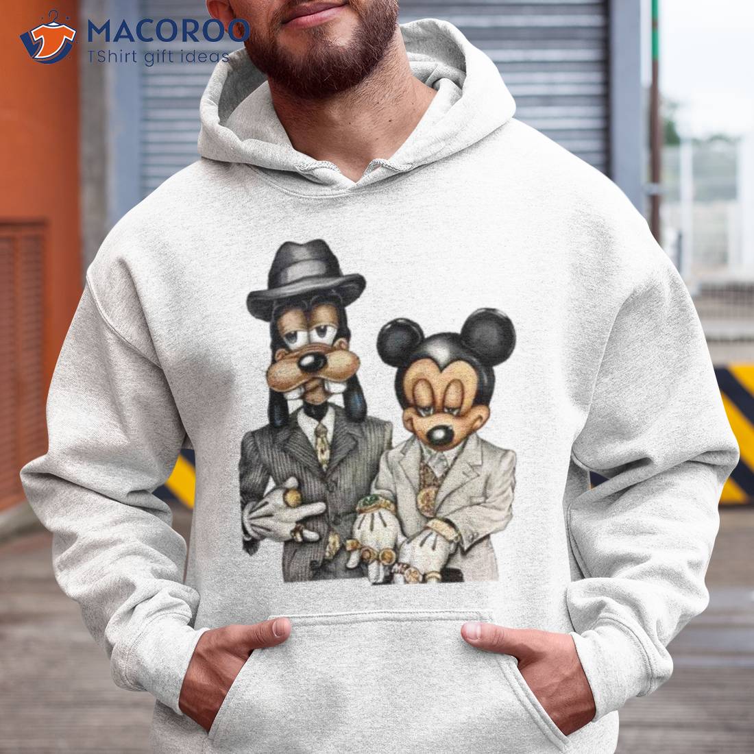 90s Hip Hop Dancehall Socao Junkie Mickey Mouse Goofy Shirt