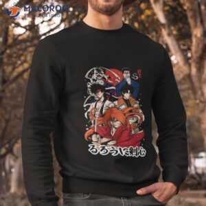 90s rurouni kenshin retro vintage anime art shirt sweatshirt