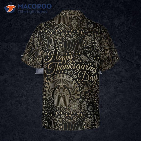 A Luxury Thanksgiving Day Hawaiian Shirt, Stylish Shirt For And