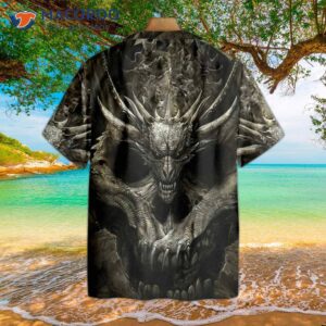 “a Skull Or Dragon Hawaiian Shirt”