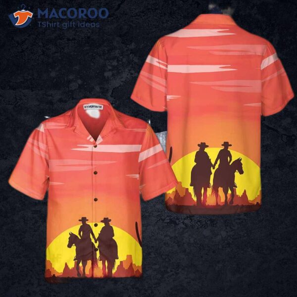 A Texas Couple’s Vintage Cowboy Shirt From Hawaii For Texans.