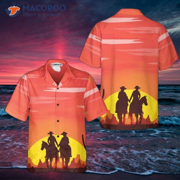 A Texas Couple’s Vintage Cowboy Shirt From Hawaii For Texans.