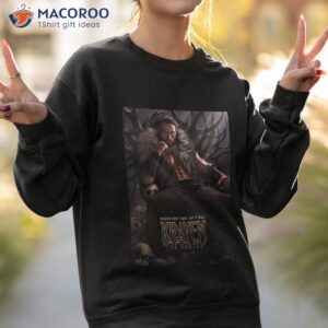 aaron taylor johnson kraven the hunter textless poster sony x marvel studios movie t shirt sweatshirt 2