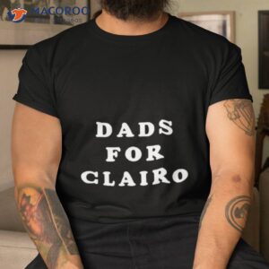 abby thetwofrogs dads for clairo shirt tshirt