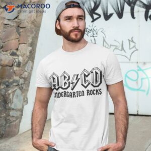 Abcd Rocks Back To School Kindergarten Funny Teacher Shirt