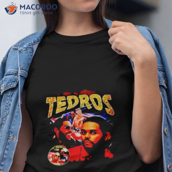 Abel Tesfaye Wearing Tedros The Idol Shirt