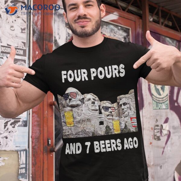 Abraham Abe Drinkin Shirt 4th Of July Usa Funny Ben Drankin