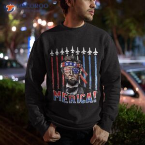 abraham lincoln 4th of july merica patriotic american flag shirt sweatshirt