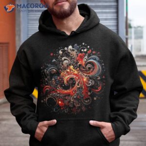 abstract imagine colorful elet flower firework pride life shirt hoodie