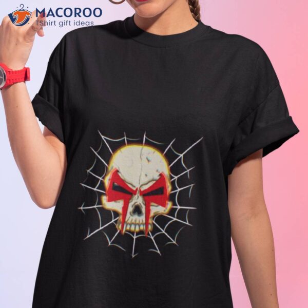 Across The Spiderverse Spider Man 2099 Skull Shirt