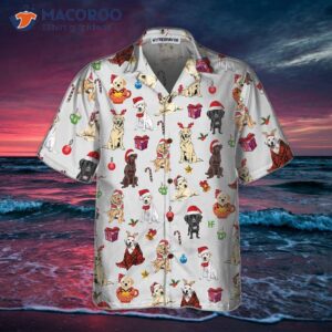 adorable labrador retriever for christmas hawaiian shirt funny best gift 2